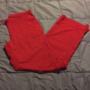 Red Scrub pants